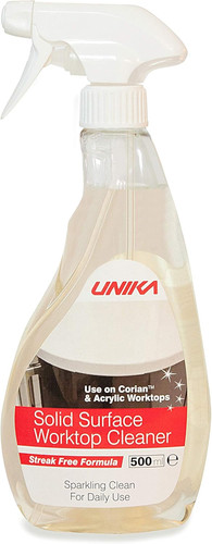 Solid surface worktop cleaner - worktop,